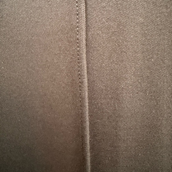 FLX Ponte Ankle Pull On Legging Side Zip Black Pleated - Picture 4 of 6